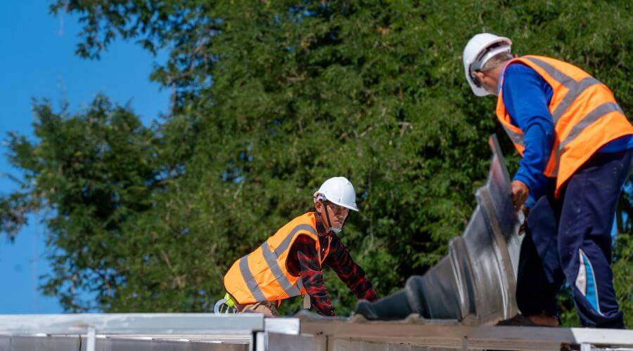 Professional metal roof installation in Perkins, MI
